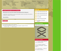 Tablet Screenshot of conseilfrancophone.org